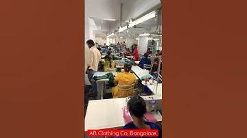 Bangalore Best Garment Factory for men’s wear manufacturers #abclothingco #alienglow #bottomline #ab