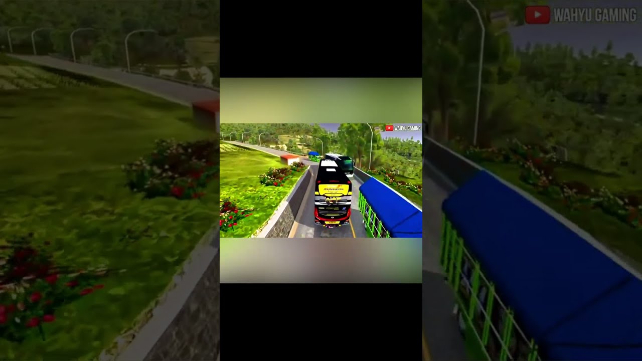 Volvo Bus driving in Night in bussid 