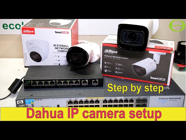 Dahua IP camera setup with remote view - no NVR- step by step - 2021 -  YouTube