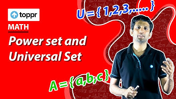Power set and universal set | Sets | Class 11 Maths (CBSE/NCERT)