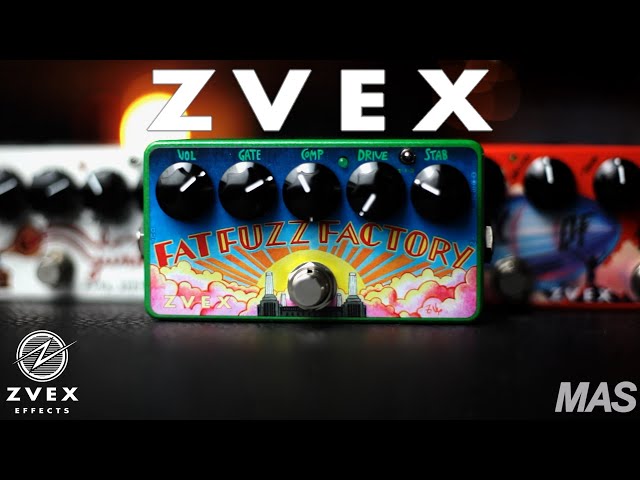 ZVEX: Play-Through // Box of Rock, Fat Fuzz Factory, Instant Lo-Fi Junky,  Woolly Mammoth