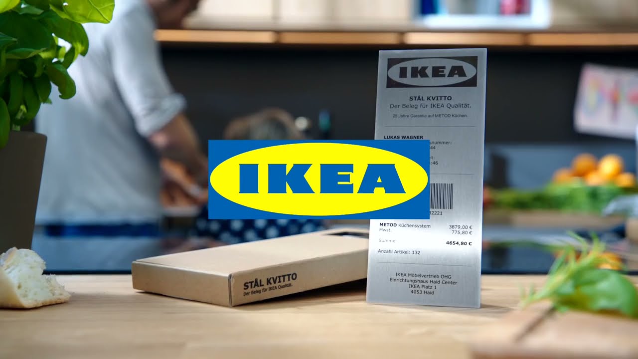 [김돼리 광고REF] IKEA Receipt 이케아 스테인레스 스틸 영수증 YouTube