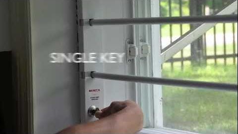 Novol window security bars