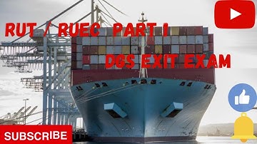 RUT /  RUEC EXIT EXAM PART 1 DGS QUESTION & ANSWER PLEASE SUBSCRIBE & SHARE!!!