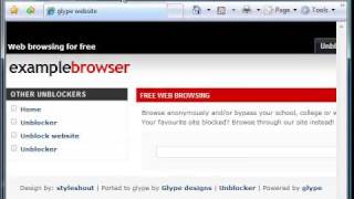 Create Web Proxy Server - Glype Themes Introduction