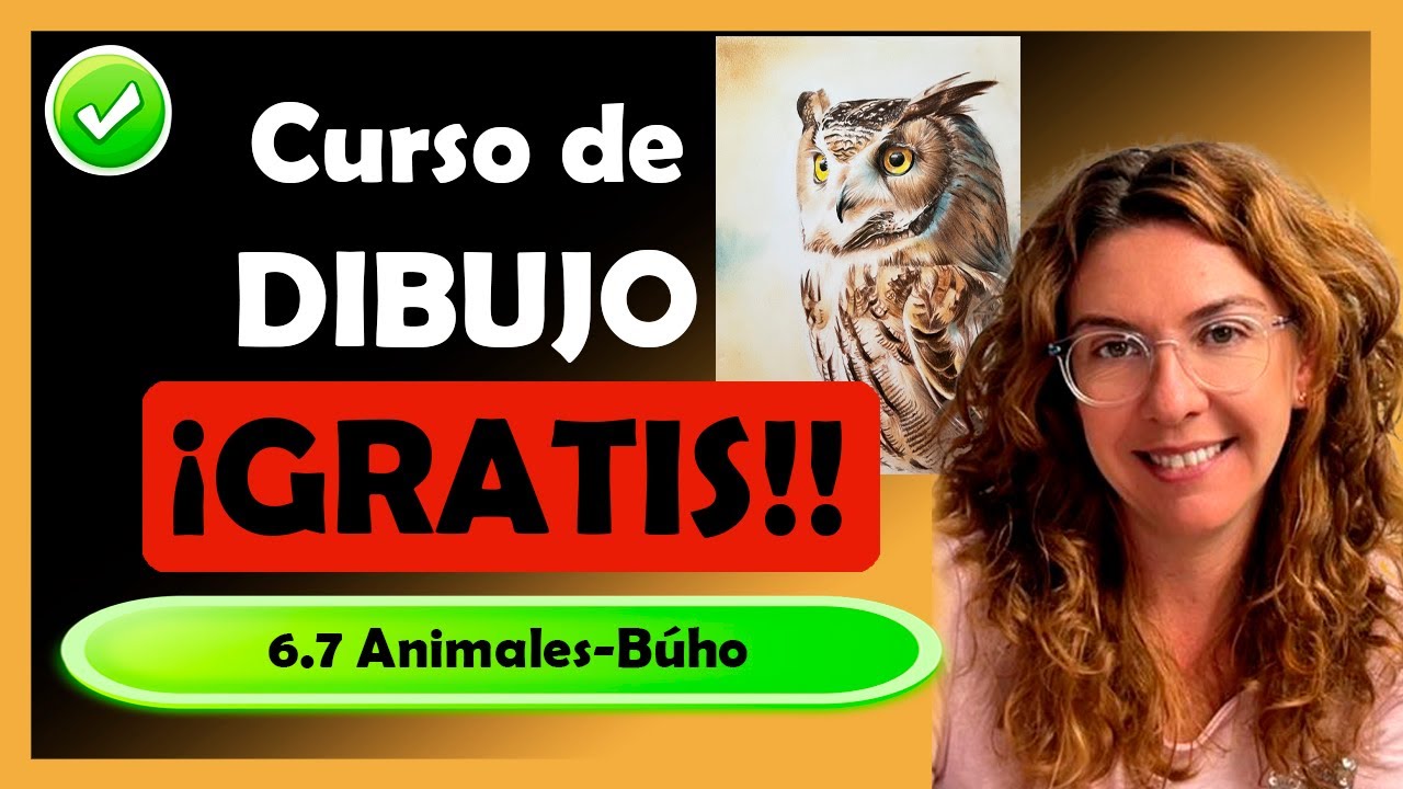 Curso de Dibujo GRATIS, 6.7 Cómo dibujar un búho. Cómo dibujar plumas