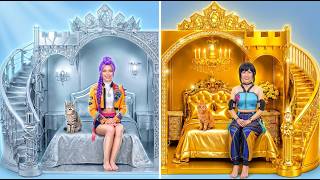 Silver Rumi vs Gold Zoey πβ¨ Kpop Demon Hunter Room Makoever