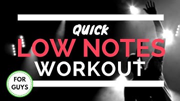 How to Sing Low – Daily Chest Voice Vocal Exercises for a Stronger, Deeper Voice!