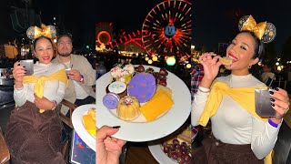 disneyland vlog: world of color dessert party! our experience, new merch   more!