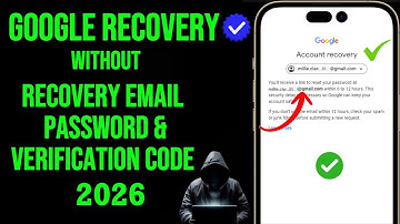 How To Recover Gmail Account without Phone Number and Recovery Email 2026 || Gmail Account Recovery