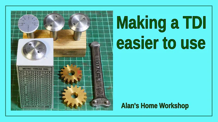 Making a metric thread dial indicator (TDI) easier to use