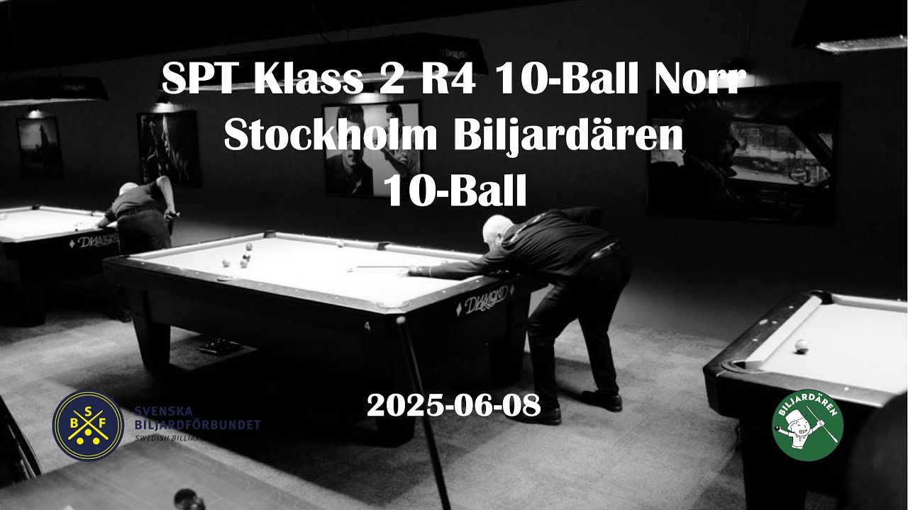 Zimin Chen vs Peter Lundgren | SPT Klass 2 R4 10-Ball Norr