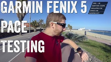 Garmin FENIX 5 Instant Pace Testing!