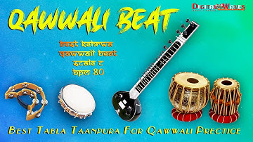 Best Qawwali  Beat || Taal Keharwa Scale C  || Tabla 80 BPM || Digital waves Mr.KP || Rhythm