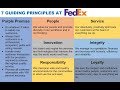 7 GUIDING PRINCIPLES AT FEDEX VIA FRED SMITH