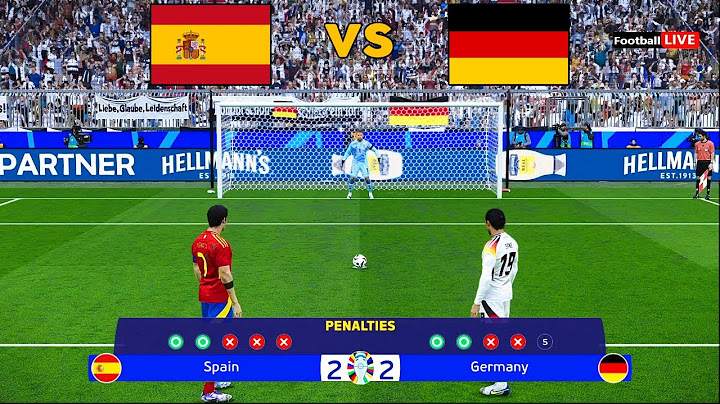 Spain Vs Germany - UEFA Euro 2024 - Quarter Final | Full Match & Penalties | Realistic PES Gameplay