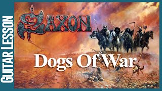 Saxon - Dogs Of War - Guitar Lesson