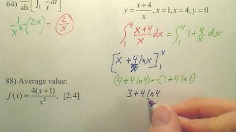 5.2e Natural Logarithmic Integration - Calculus