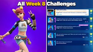 Fortnite All Week 8 Challenges Guide Epic and Legendary Quests