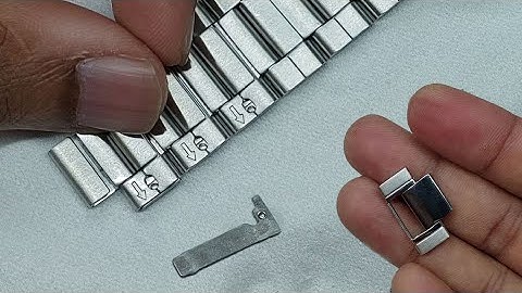 How to Resize Casio watch Band. How to Size Folded Link Bracelet. How to adjust watch strap Bracelet