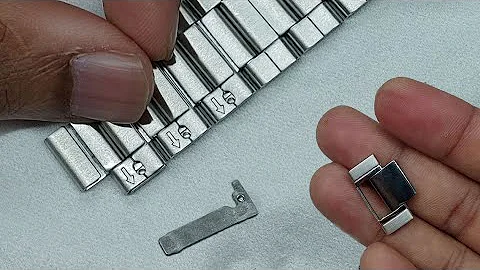 How to Resize Casio watch Band. How to Size Folded Link Bracelet. How to adjust watch strap Bracelet