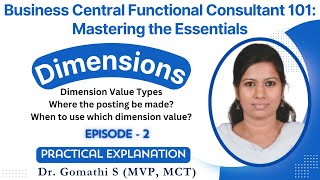 Unlocking the Secrets of Dimension Value Types |dimensions in #businesscentral #episode #2 #tutorial