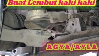 Kaki Kaki Toyota AGYA/Daihatsu AYLA,Bisa Nyaris Tanpa suara dengan Servis bagian Ini,