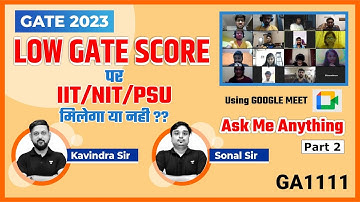 🔥ASK ME ANYTHING (Part-02)  About IIT/NIT/PSU for GATE 2023 | Kavindra Sir and Sonal Sir