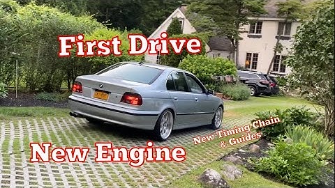 FIRST DRIVE of my 6 Speed $1500 E39 BMW 540i with it’s NEW ENGINE!!