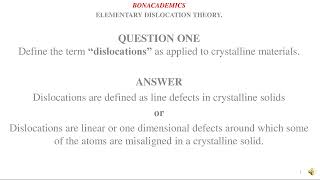 Dislocation Theory