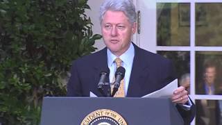 Pres. Clintons Remarks On House Of Reps. Action On Pntr 2000
