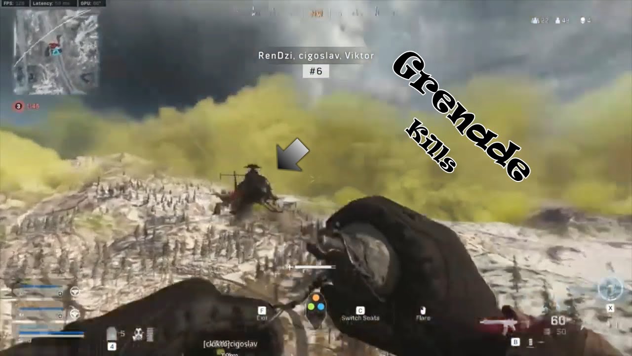 CALL OF DUTY WARZONE: BEST GRENADE KILLS HIGLIGHTS