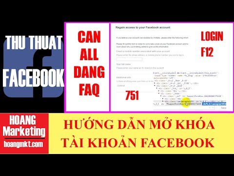 Thủ Thuật Facebook | Mở Khóa ALL Dạng Bằng Link 751,Share TUT Tạo Ô Điền Email Log link 751