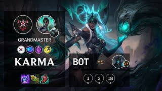 Karma Bot vs Kalista - KR Grandmaster Patch 11.17