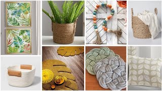 أفكار 💡عندك خيوط او قماش اصنعي ديكورات و منظمات وجددي احذية وملابس قديمة #diy#craft