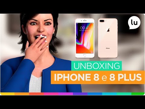 Unboxing iPhone 8 e 8 Plus - Canal da Lu - Magalu