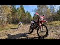 Regulmoto Sport-003 тест родной резины по скользкой глине! Защита ведущей звезды и прочее.