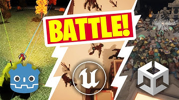 3 Devs Make a Horde Survival Game - Godot vs Unity vs Unreal │ Game Dev Battle