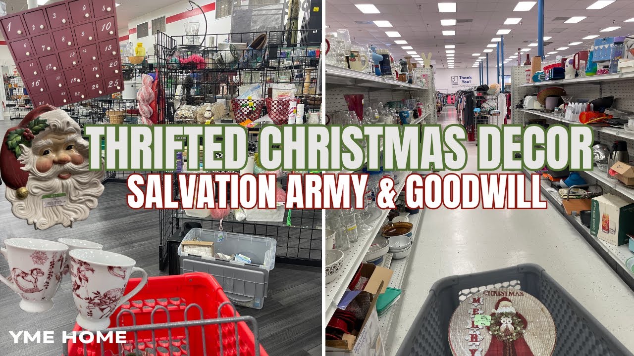 Покупки в секонд-хенде Goodwill и Salvation Army / Рождественские покупки товаров для дома в мага...