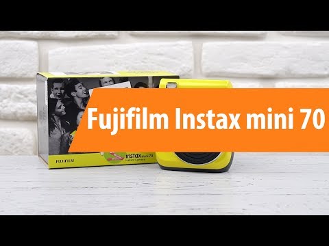 Распаковка компактной камеры FujiFilm Instax mini 70 / Unboxing FujiFilm Instax mini 70
