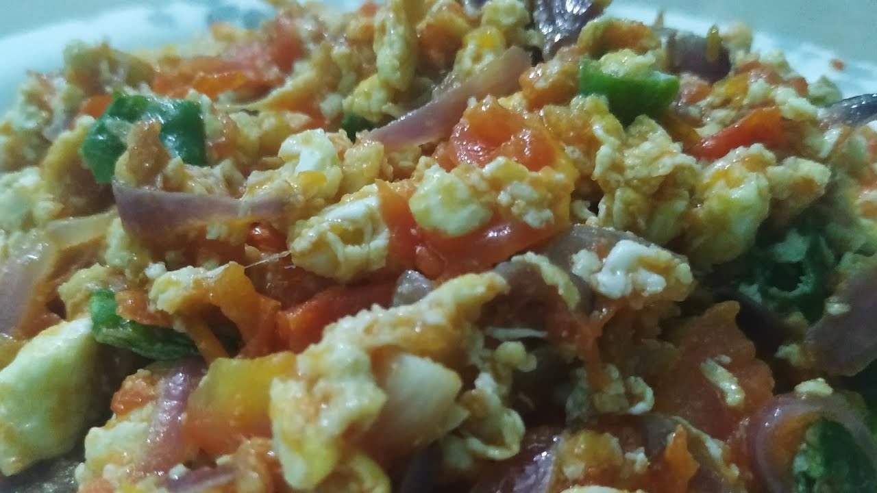 Tomato SCRAMBLED EGGS :-Mom's recipe special - YouTube