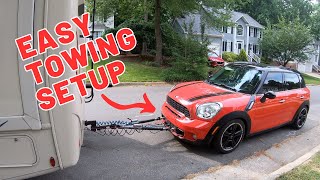 How to Flat Tow (4 down) with Blue Ox