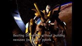 Beating Starcraft Brood War without increasing supply (protoss campaign)