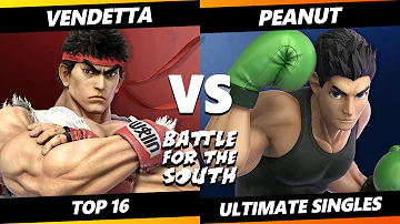 Battle for the South - Vendetta (Ryu, Ken) Vs. Peanut (Little Mac) Smash Ultimate - SSBU