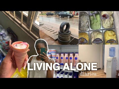 days in my life 🌧️cozy &rainy days, window shopping, I found treatment for my skin! | Paula Thee Art