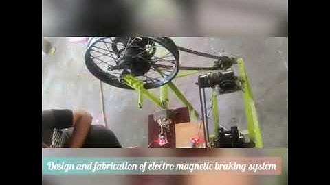 DESIGN AND FABRICATION OF ELECTRO MAGNETIC BRAKING SYSTEM