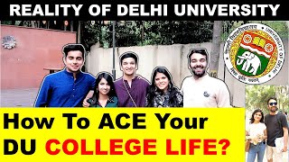 Life at Delhi University ft. North Campus South Campus | 5 Tips to Ace Your College Life!