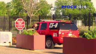 PFD ES-8 & *RARE* PPD S705 (Counter Terrorism) Responding (Yelp and Wail)