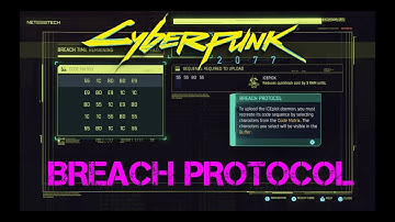 Cyberpunk 2077 - HOW TO HACK & BREACH PROTOCOL - (NO COMMENTARY!)