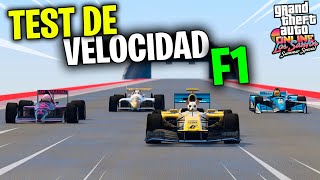 CUAL ES EL FORMULA 1 MAS RÁPIDO DEL JUEGO?? TEST DE VELOCIDAD GTA V SUMMER SPECIAL | Stratus